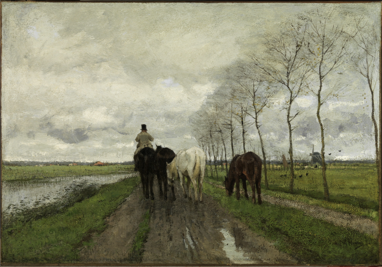 anton mauve, 'huiswaarts'