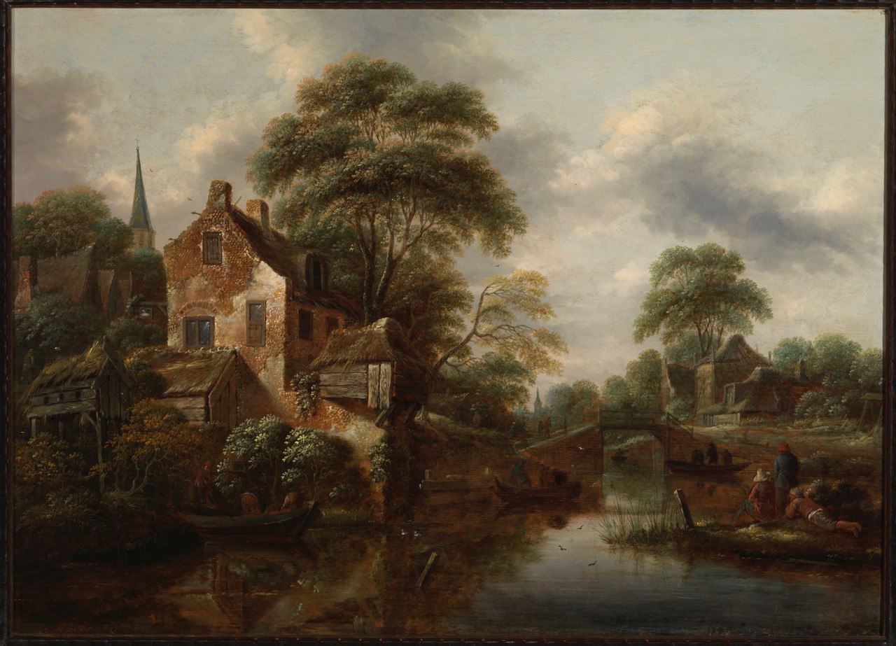 nicolaes molenaer, rivierlandschap