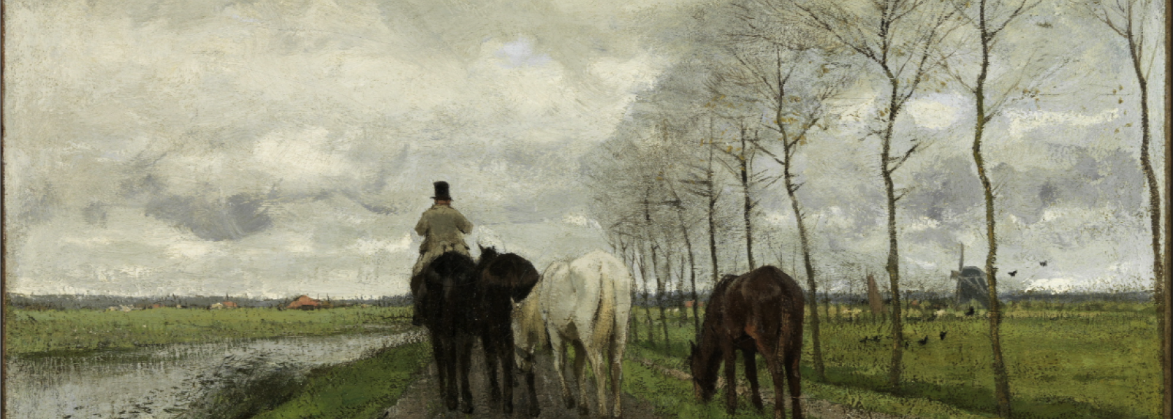 anton mauve, 'huiswaarts'